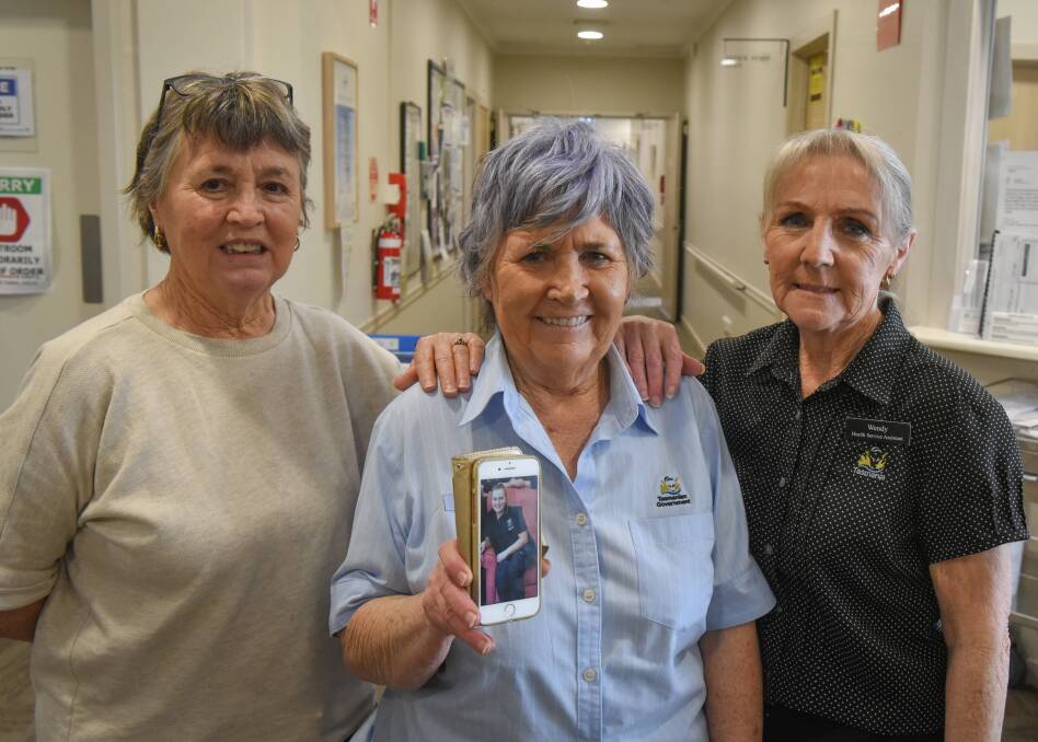 LEGACY: Helen Walters, holding a photo of her granddaughter Amy Griffiths, with sisters Julie White and Wendy Garwood have more than 100 years experience caring for the Beaconsfield community. Picture: Paul Scambler.