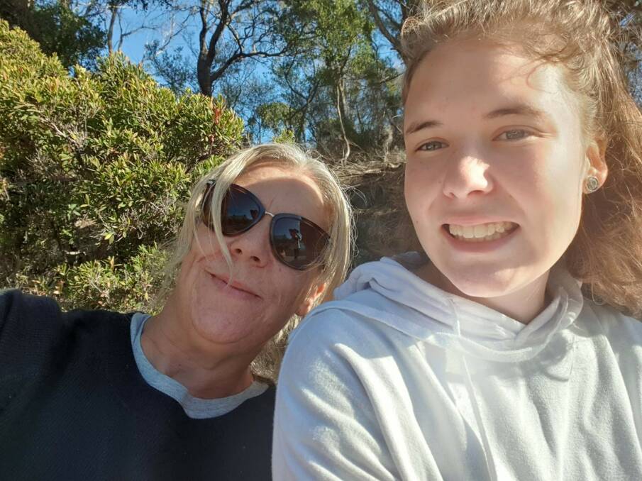 AWARENESS: Hobart's Ella Bird, pictured with her mother Pamela, was diagnosed with the rare chronic sleep disorder narcolepsy three years ago.