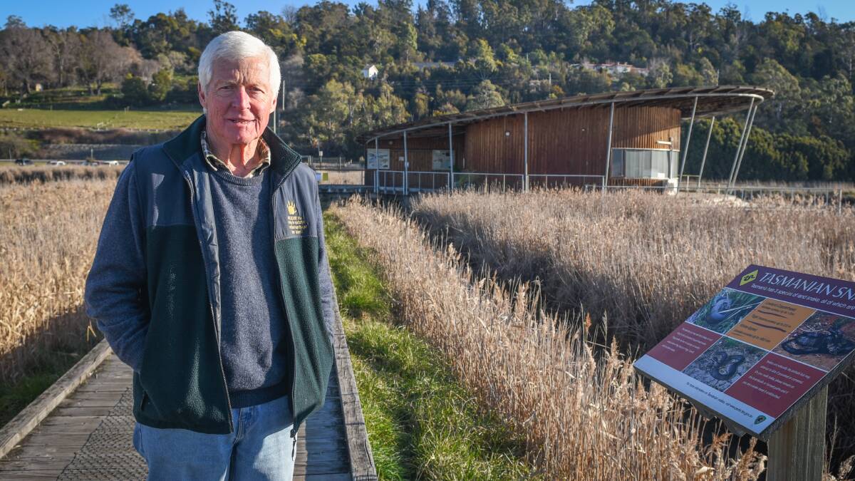 ANNIVERSARY: Tamar Island Wetlands Centre long-time volunteer John Duggin has been at the centre for 14 of its 20 years of operations. Picture: Paul Scambler.