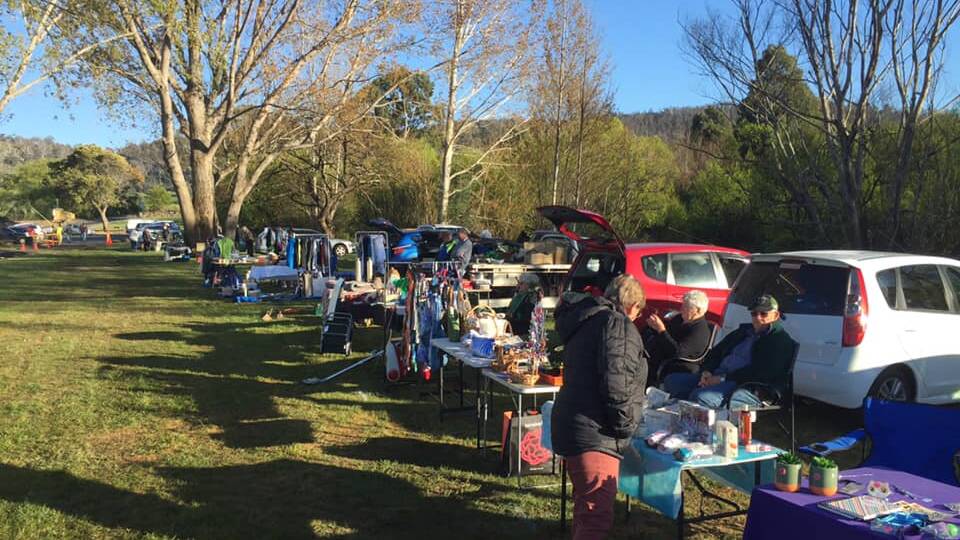 HADSPEN: One of the Lions Club's car boot sales earlier this year.