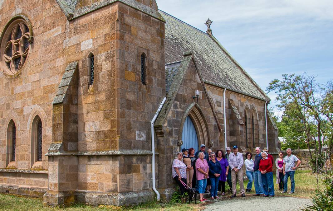 SAVING GRACE: Some of the 25 members of the Friends of St John's group hoping to save the heritage listed building.