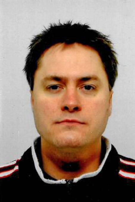 MISSING: Michael Joseph Lenssen is pictured with dark hair but his hair is currently blonde. Picture supplied.