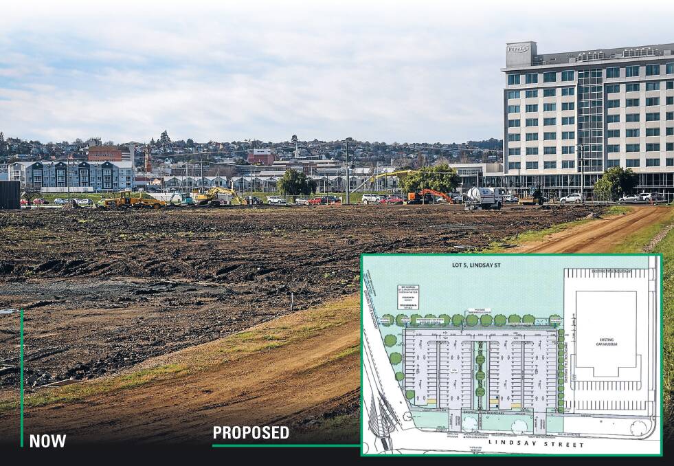 DEVELOPMENT: The site at 86 Lindsay Street, Invermay is proposed to become a 116-lot car park.