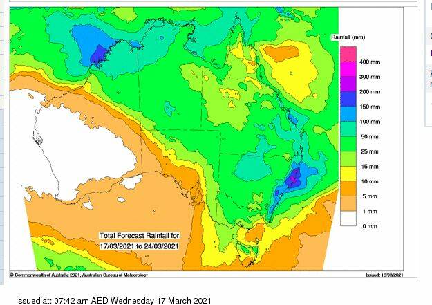 NICE OUTLOOK: The BOM's 8-day forecast is promising for those in eastern and northern Australia.