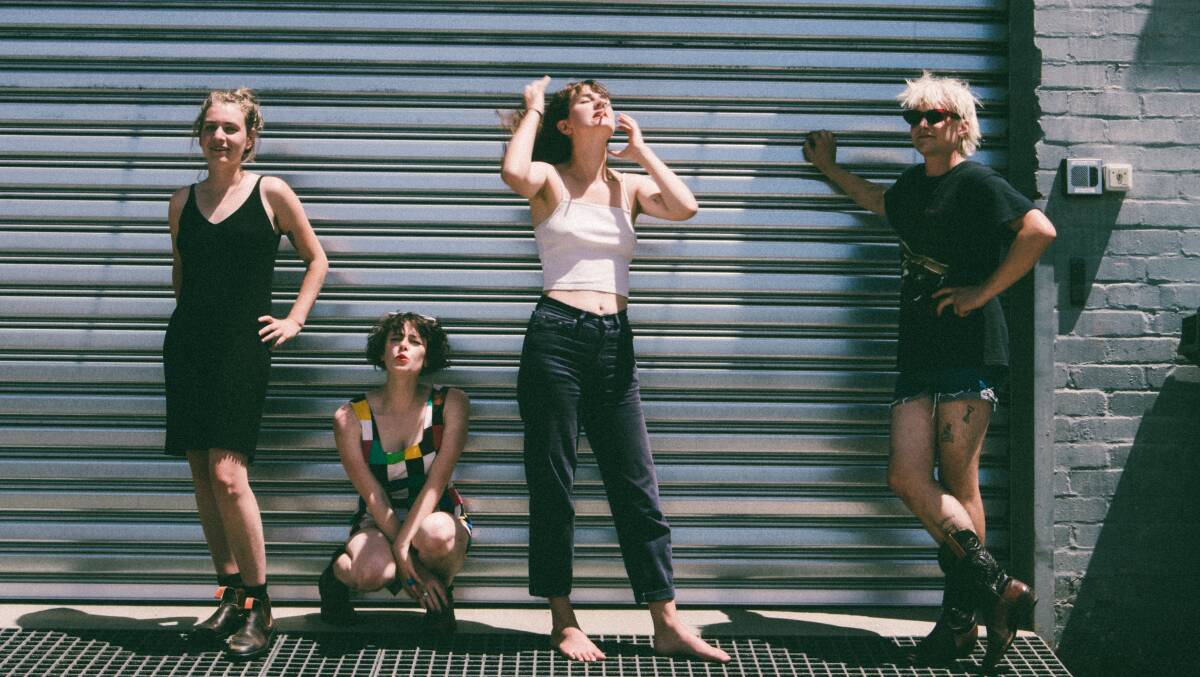 Post-Punk: Slag Queens return to Launceston on March 23rd. Picture: Reece Lyne.