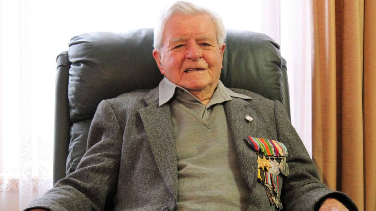 The last living member of the 2/40th Battalion, Lloyd Harding, has died. Picture: Isabel Bird