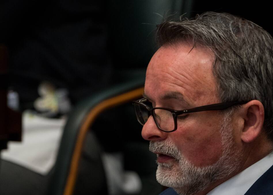 Labor crossbencher David O'Byrne briefly served as Labor leader before he resigned due to sexual harassment allegations.