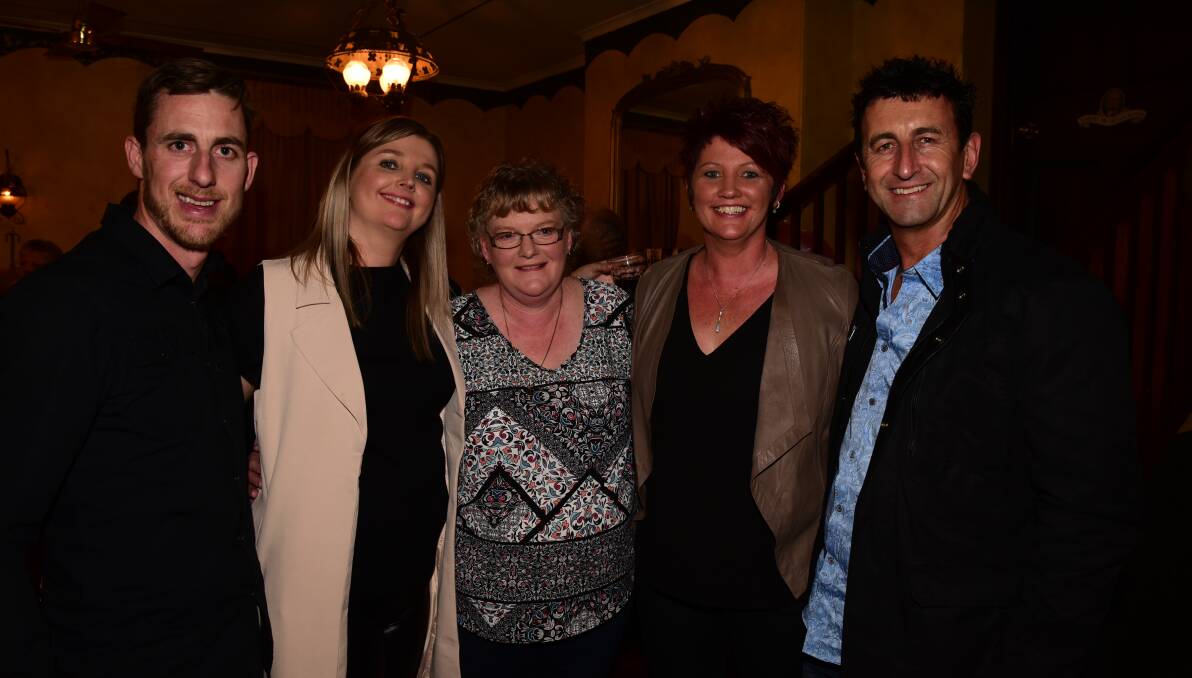 Justin Rootes, Teena Radford, Tania McCormack and Tracey and Todd Rogers.