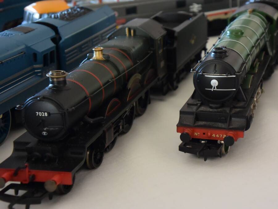 Two Flying Scotsman trains.