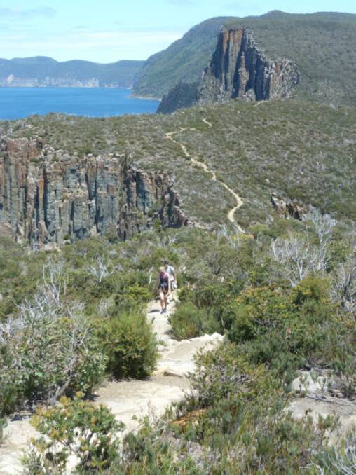 STUNNING: The Three Capes Walk has become a drawcard for tourists to the state in recent years.