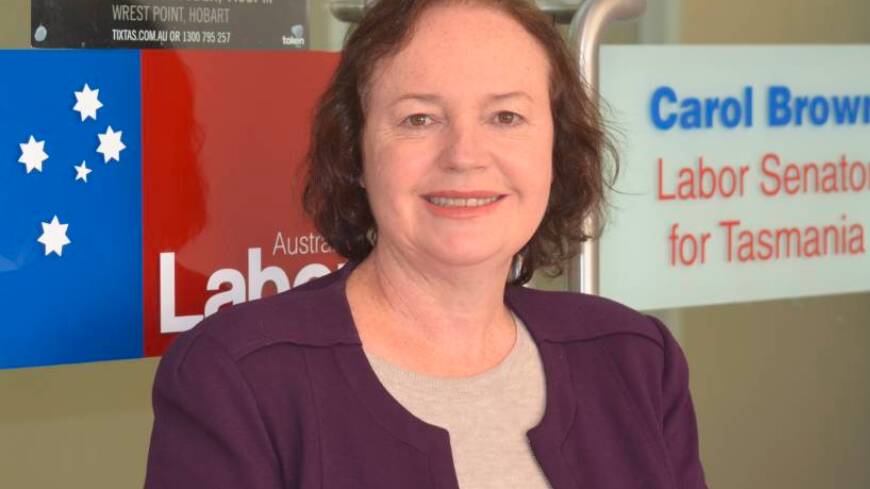 Tasmanian Labor senator Carol Brown