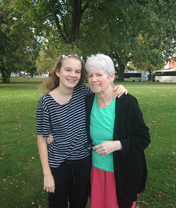 Silvia Smith with her granddaughter Isabella Smith.