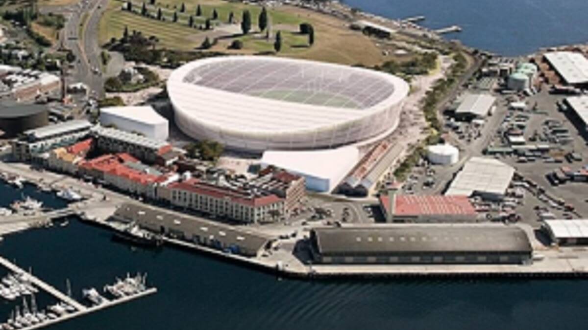 Housing and a new stadium will be key to Hobart's redeveloped waterfront.