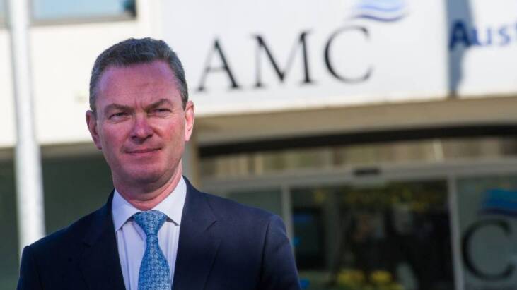 Federal Defence Industry Minister Christopher Pyne
