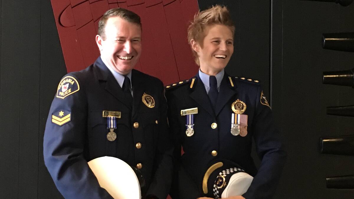 Inspector Kate Chambers and Senior Constable Timothy Stevens