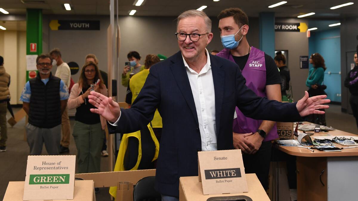 Anthony Albanese votes on Saturday. Will he be up to the job of prime minister? Picture: AAP