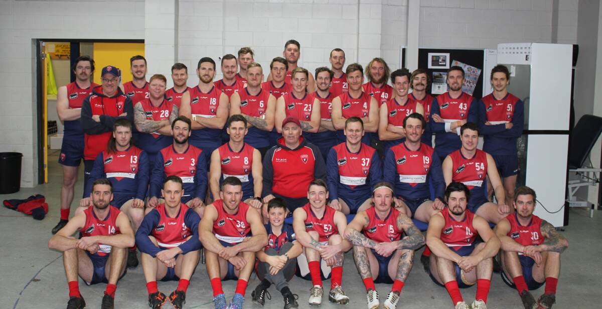 DEPTH: 34 Lilydale Demons have played senior football this season (32 pictured) and both the seniors and reserves sides have qualified for the grand final this Saturday. Picture: Supplied