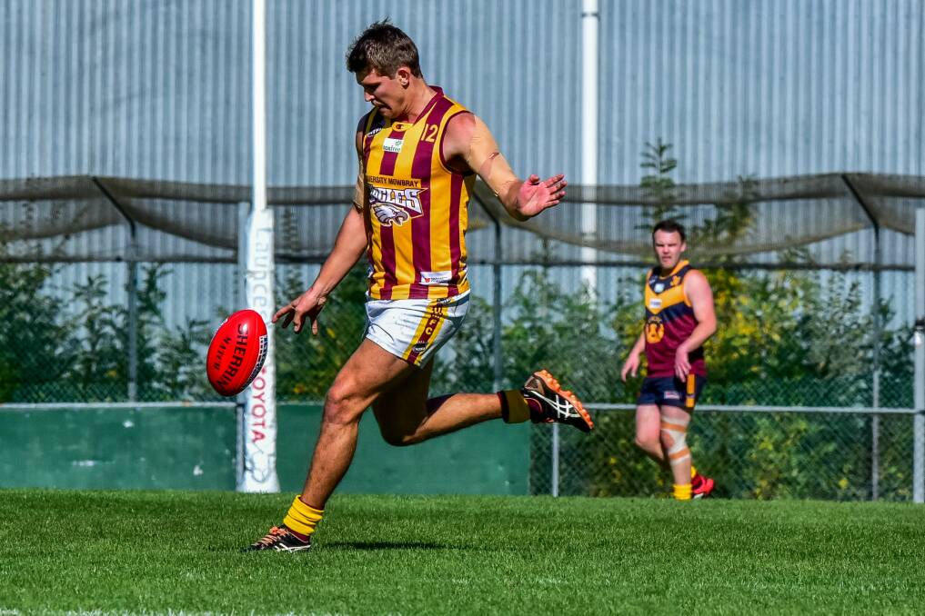 Eagles captain Hayden Chrzanowski led from the front last weekend and will look to do the same against the Demons. Picture: Phillip Biggs
