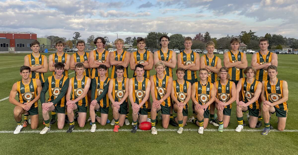 READY TO GO: St Patrick's College's firsts football side are looking to break Guilford Young's stranglehold on the title. Picture: Will von Stieglitz