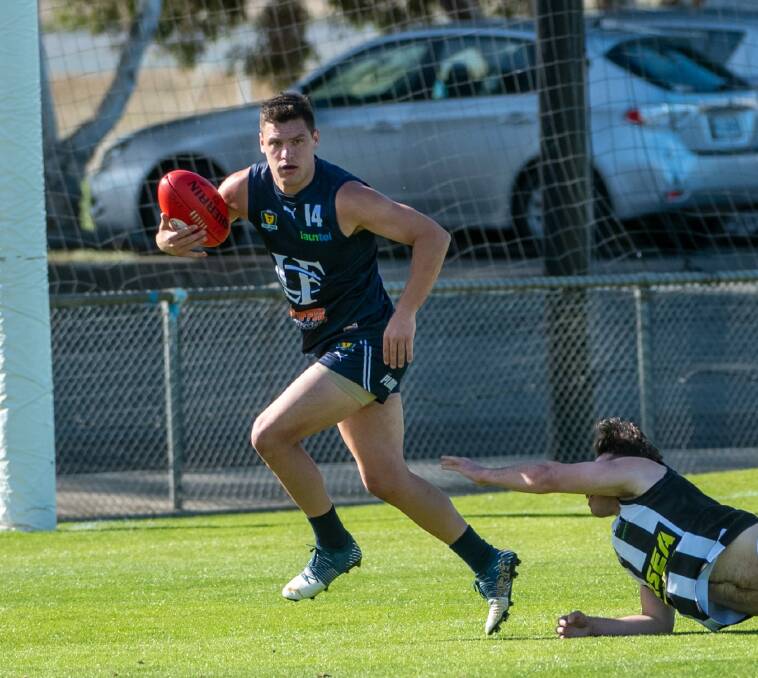 GOOD EFFORT: Casey Brown was praised by coach Mitch Thorp. Picture: Paul Scambler