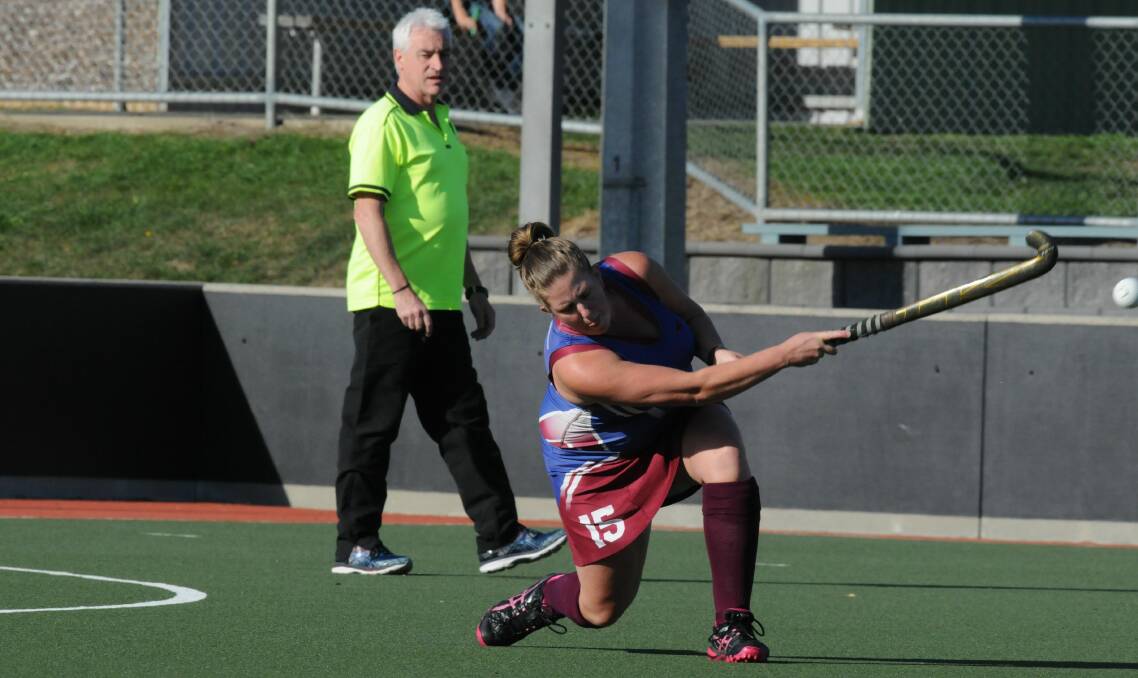 Rock solid: Mel Scolyer was a rock in defence for South Burnie as they overcame South Launceston 3-2. Picture: Neil Richardson