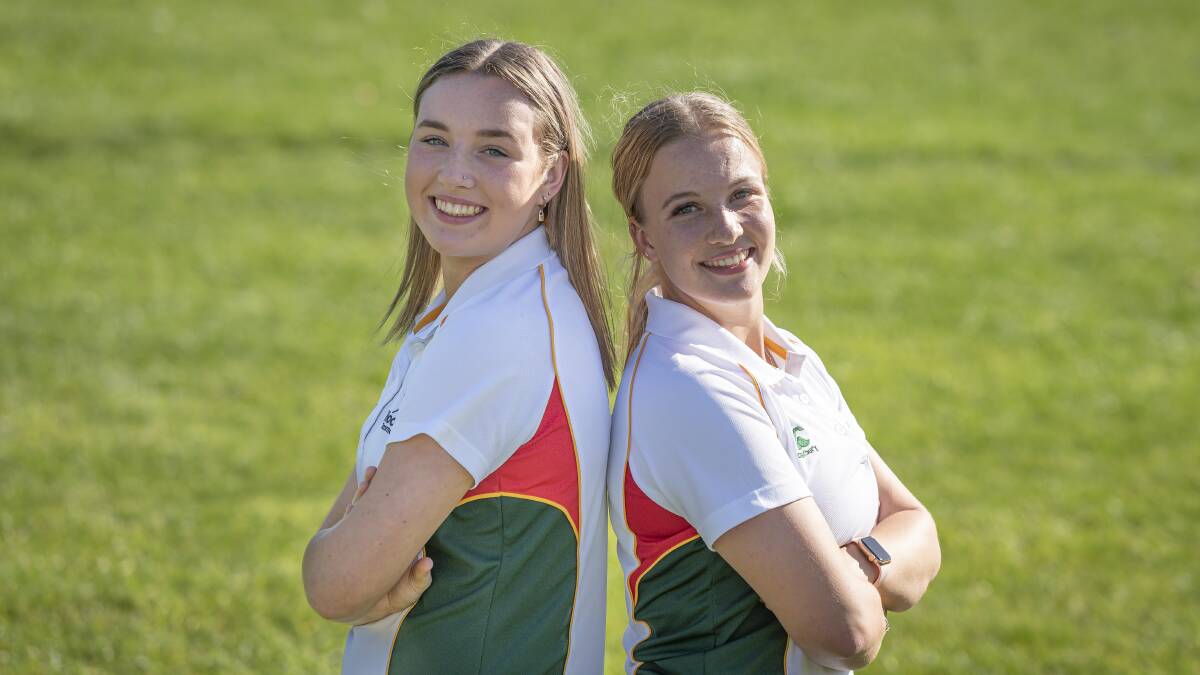 DOUBLE TROUBLE: Amelia Duffy and Isabella McRobbie will represent the Northern under-18s, with McRobbie also coaching the under-13 girls. Picture: Craig George