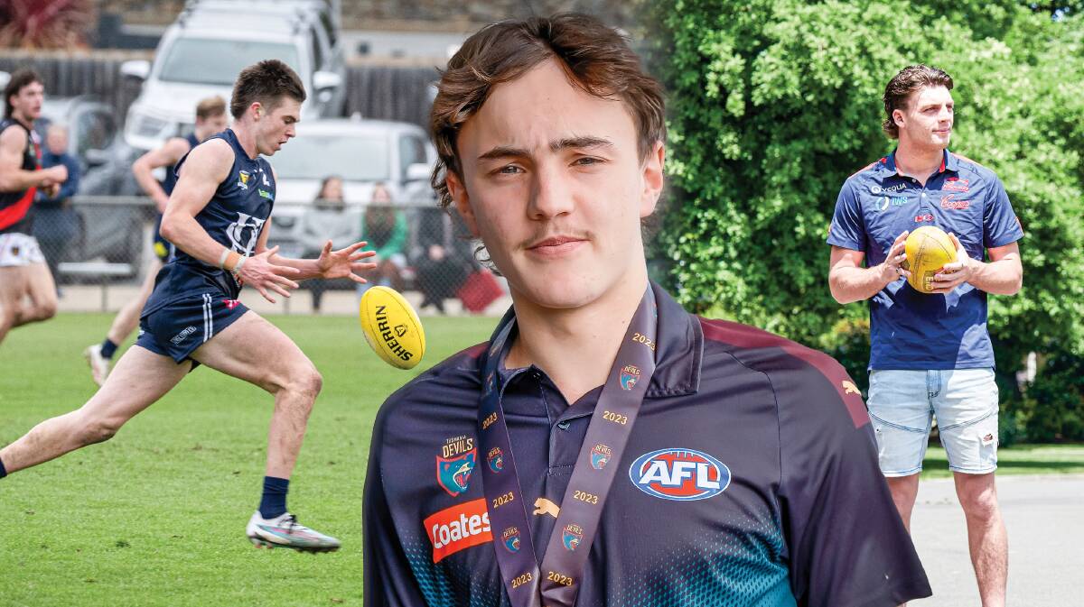 Colby McKercher, Geordie Payne and Jackson Callow are among those who have nominated for the AFL draft. Pictures by Paul Scambler, Craig George and Rod Thompson