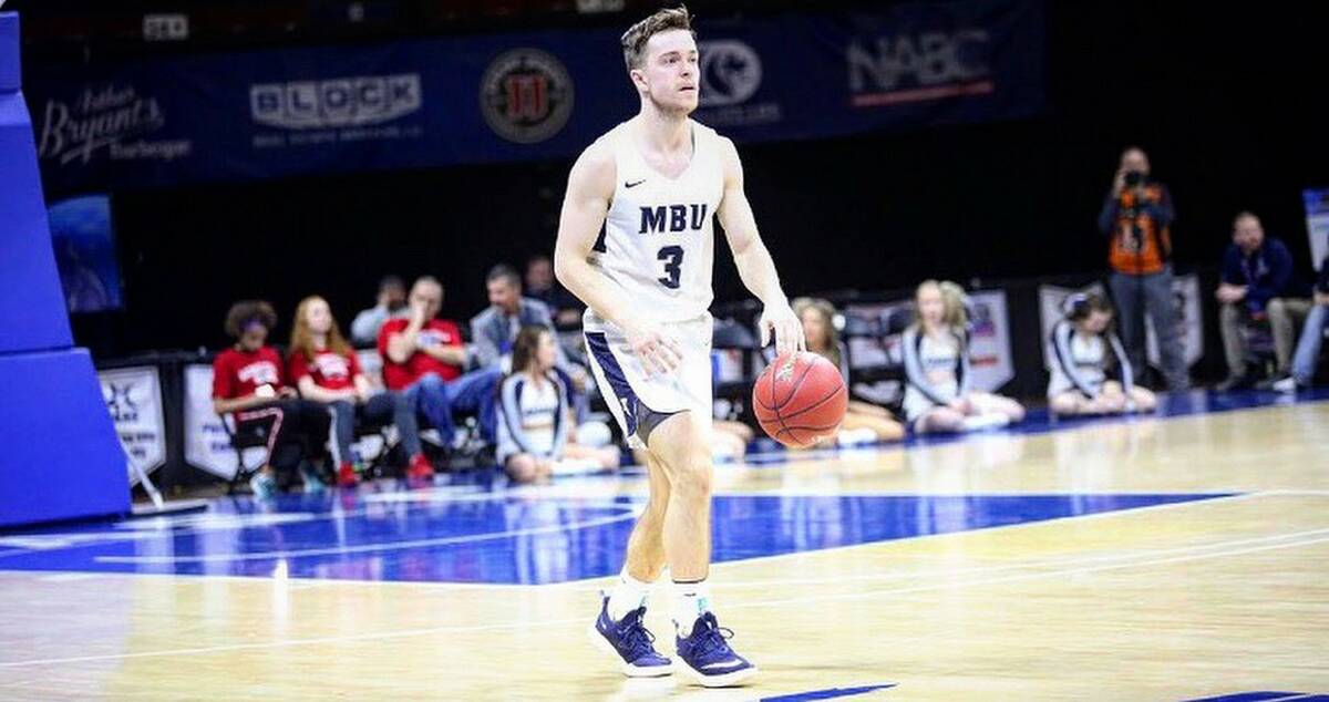 Spartan Star: Launceston's Kai Woodfall has been setting the court alight for Missouri Baptist in the US. Picture: Supplied.