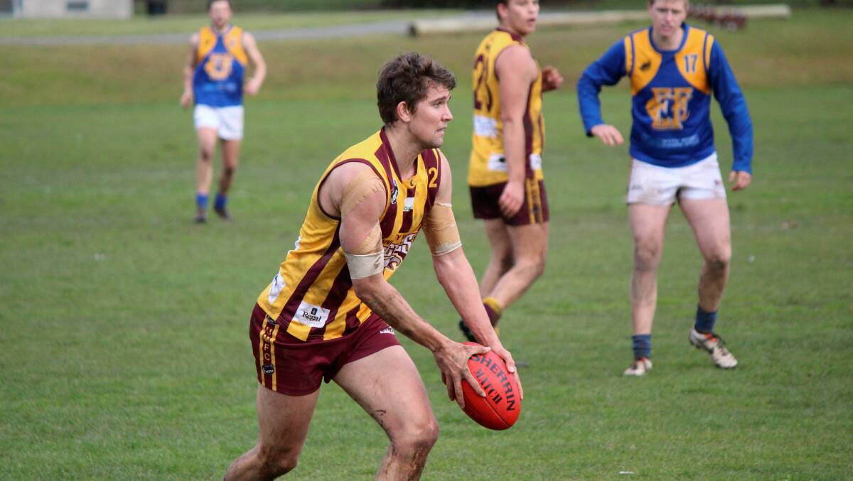 Uni-Mowbray captain Hayden Chrzanowski resumes his 
captaincy role from last year's season for the Eagles
Picture: Hamish Geale