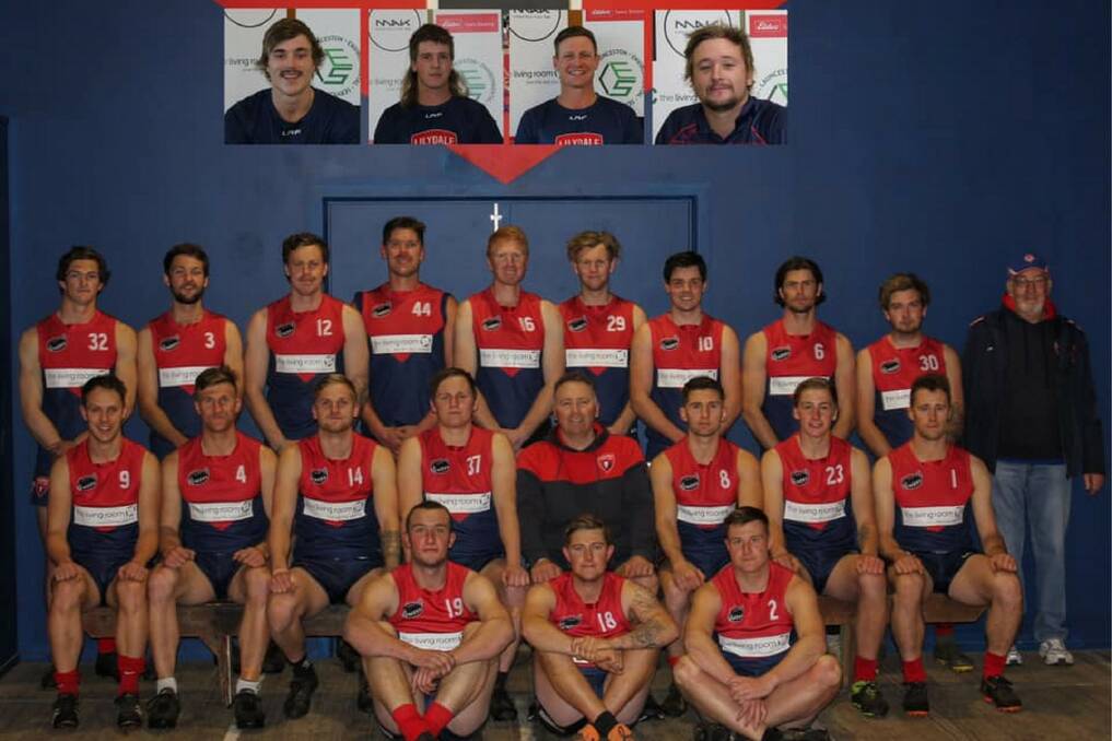 The hunted: The undefeated Demons are looking to complete their golden season. Inset - Zach Cooke, Logan Reynolds, Sonny Whiting and Wil Lockhart. Picture: Supplied