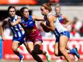 Launceston's Mia King in action for North Melbourne in the AFLW grand final. Picture by Getty Images