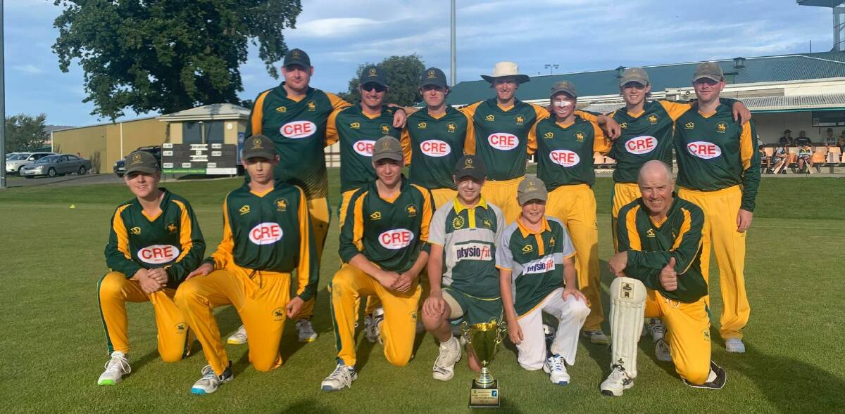 Shining Knights: South Launceston's victorious second-grade T20 outfit. Picture: Josh Partridge