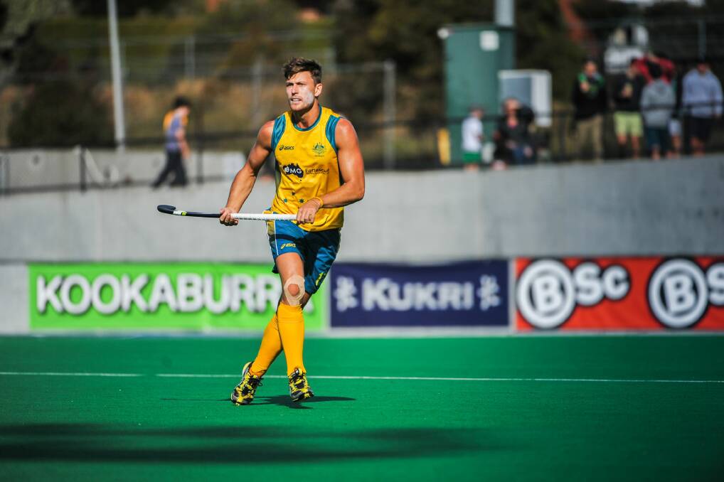 Graduate: Nick Budgeon is one of Launceston's hockey products to play at an international level.