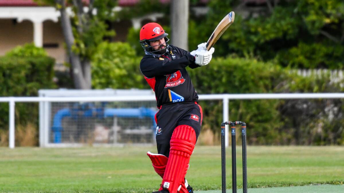 Tristan Weeks, pictured playing in the Twenty20 competition in 2022, was the TCL's best player in round one. Picture supplied