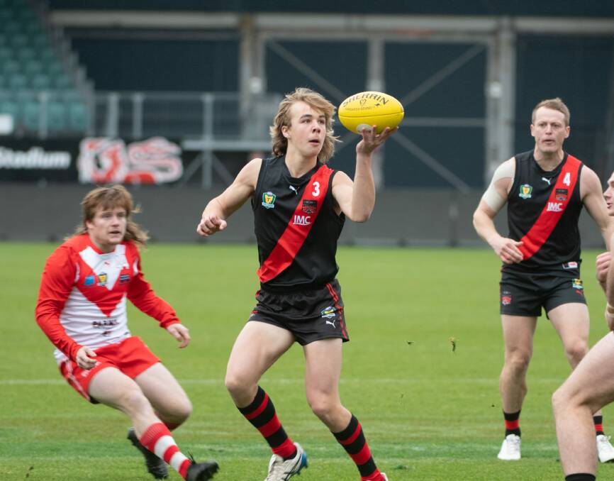 Ryley Sanders playing for North Launceston in 2021.