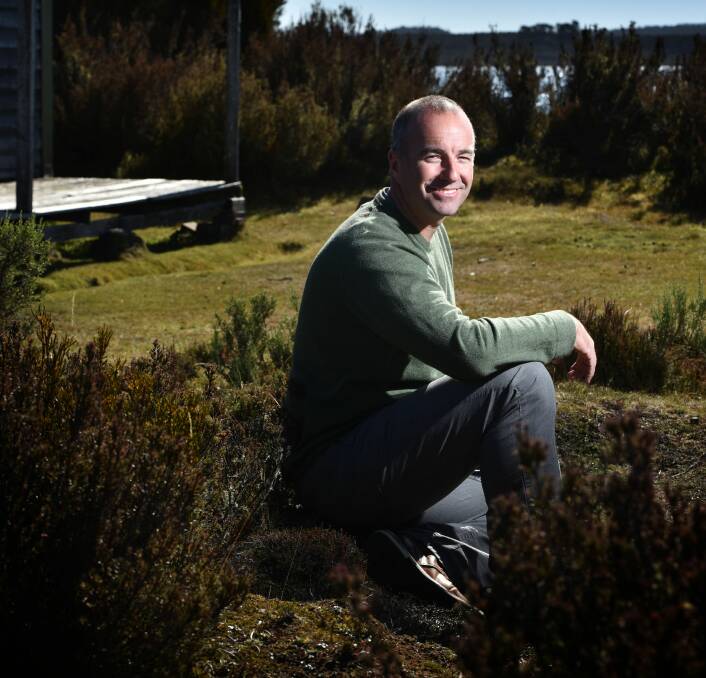 Away from the wheel: Two-time Supercars champion Marcos Ambrose during a more relaxing time. Picture: Scott Gelston