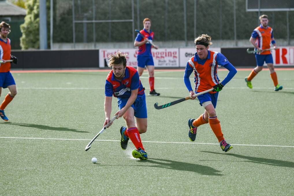 Queechy's Alex Whitemore collects the ball for his side last weekend. 
