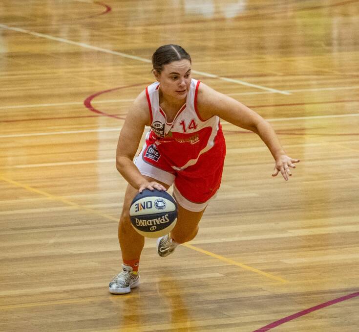 STAR: Launceston Tornadoes player Mariah Payne has been in fine form for the Lightning. Picture: Paul Scambler