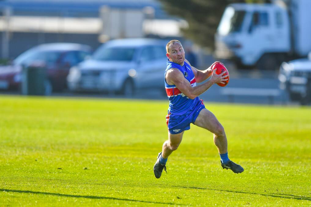 South coach Aaron Viney has been strong for his side. Picture: Scott Gelston.