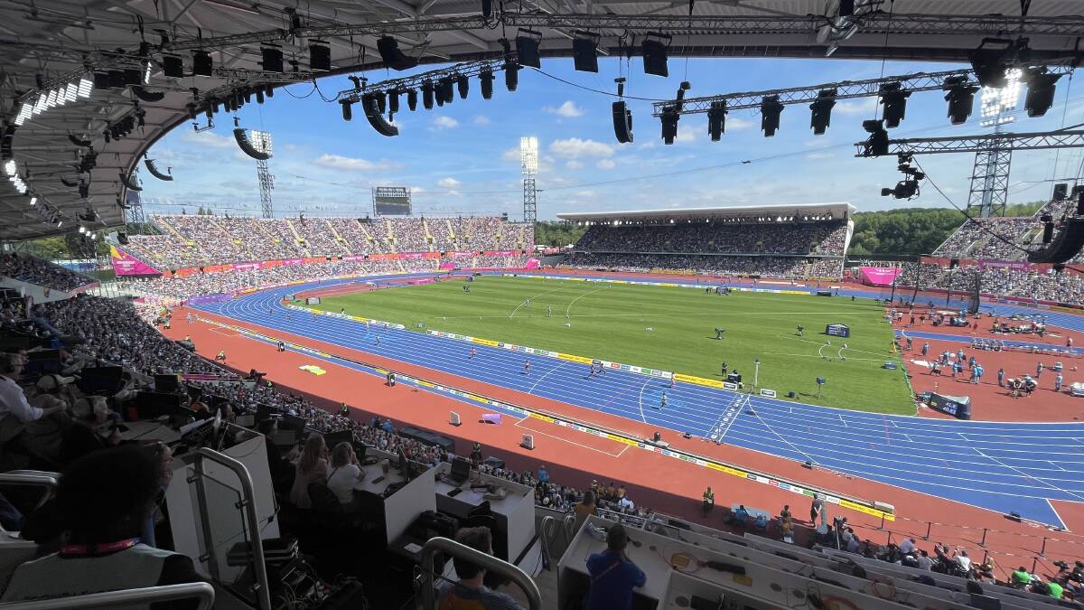 TRACKING WELL: Alexander Stadium has been a splendid host venue for the ceremonies and athletics. Picture: Rob Shaw