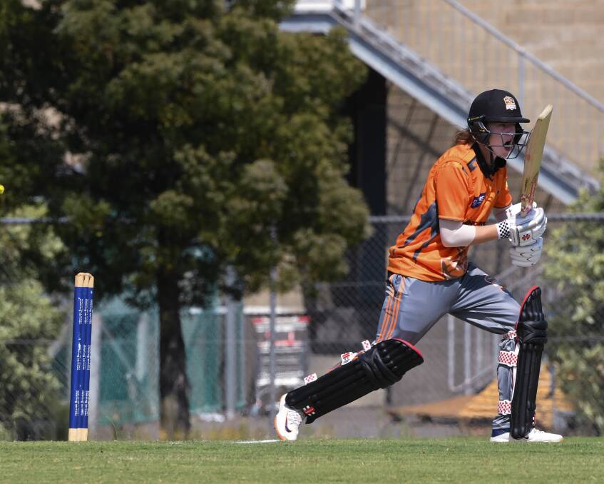 Good call: Greater Northern Raiders under-18 captain Cooper Anthes scored 39 in chase of Glenorchy. Picture: Neil Richardson