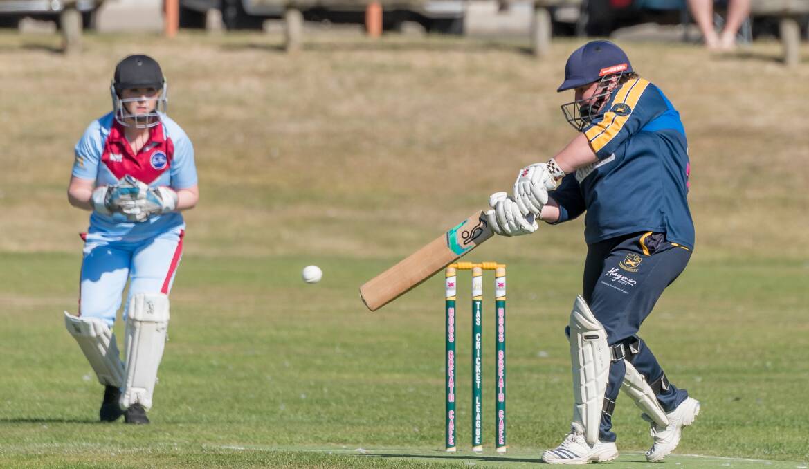 Action from Trevallyn in the TCL's Female Boom grand final last year. Picture by Phillip Biggs