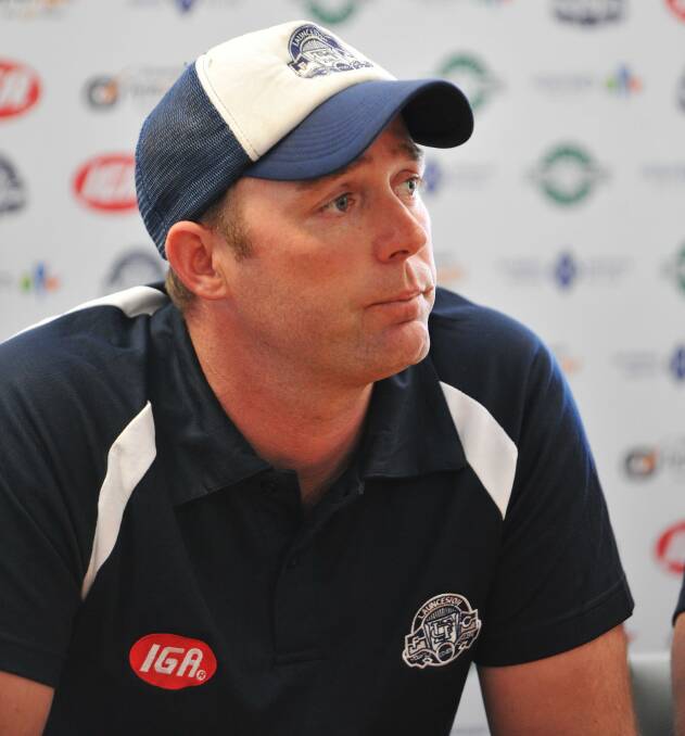 A fresh-faced Taylor preparing for the 2011 State League grand final. The experienced coach will lead the NTFA in their match against the NWFL in June. Picture: Scott Gelston.