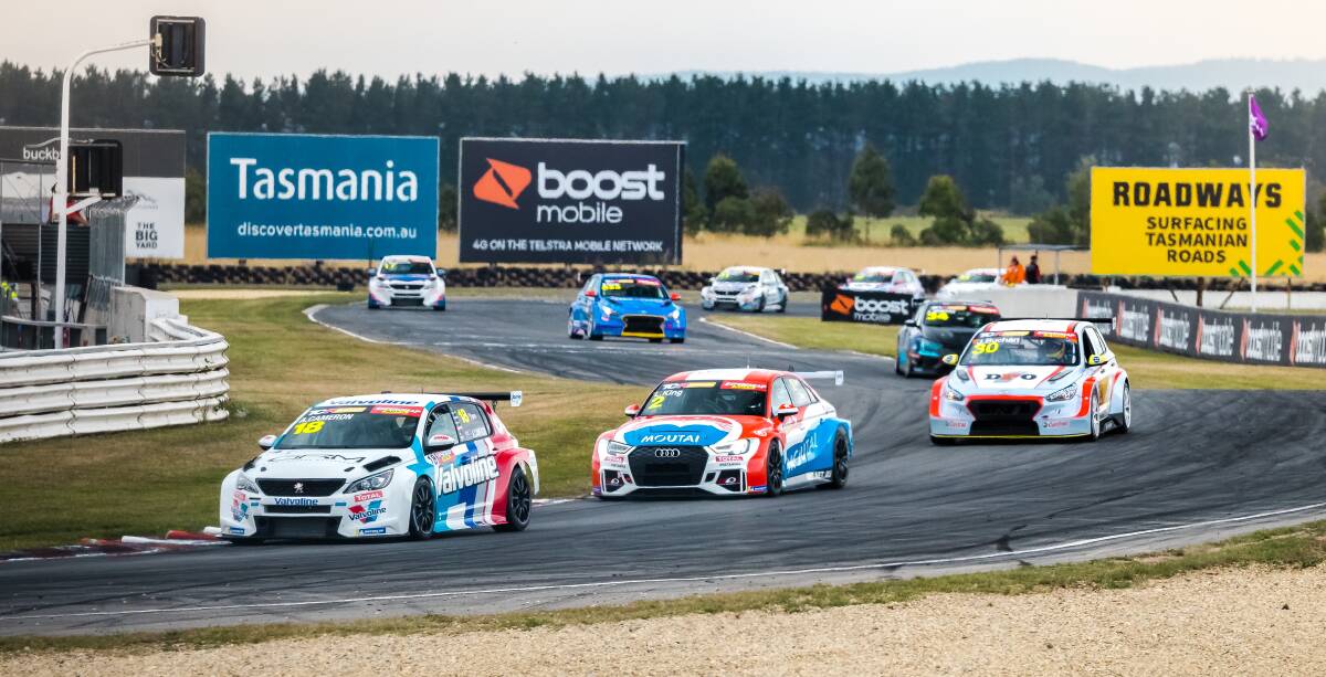 BACK AGAIN: After a successful first year, Race Tasmania returns to Symmons Plains in February. Picture: Supplied