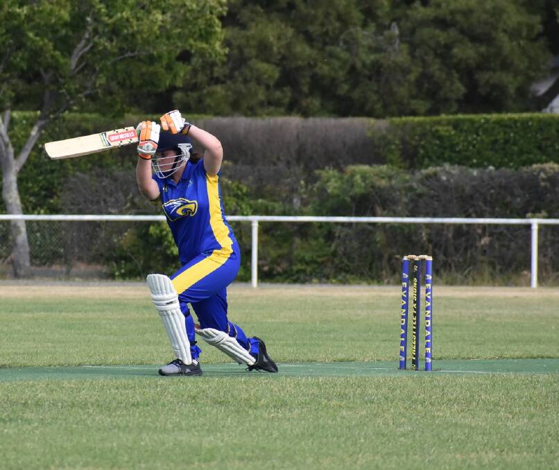 Nicola Dusautoy in action for Evandale