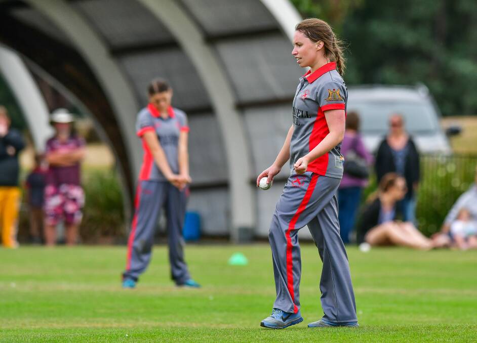 STEPPING UP: Bracknell bowler Amy Buettel was in fine form, taking 3-1. Picture: file