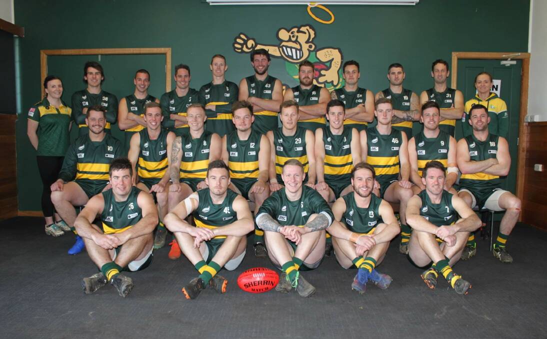 Finals ready: St Pats' side ready to take on Lilydale for the premiership cup. Absent - Daniel Sellers, Ben Arkless and Joey Cullen. Picture: Supplied