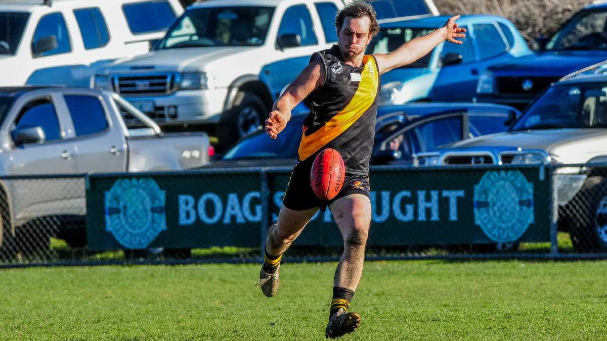 Coach returns: Beau Thorp comes back into the Longford side for their Scottsdale clash. Picture: Neil Richardson.