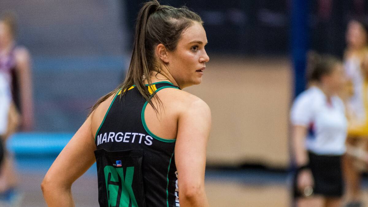Switch up: Estelle Margetts has impressed coach Dan Roden since switching to defence in the break. Picture: Phillip Biggs