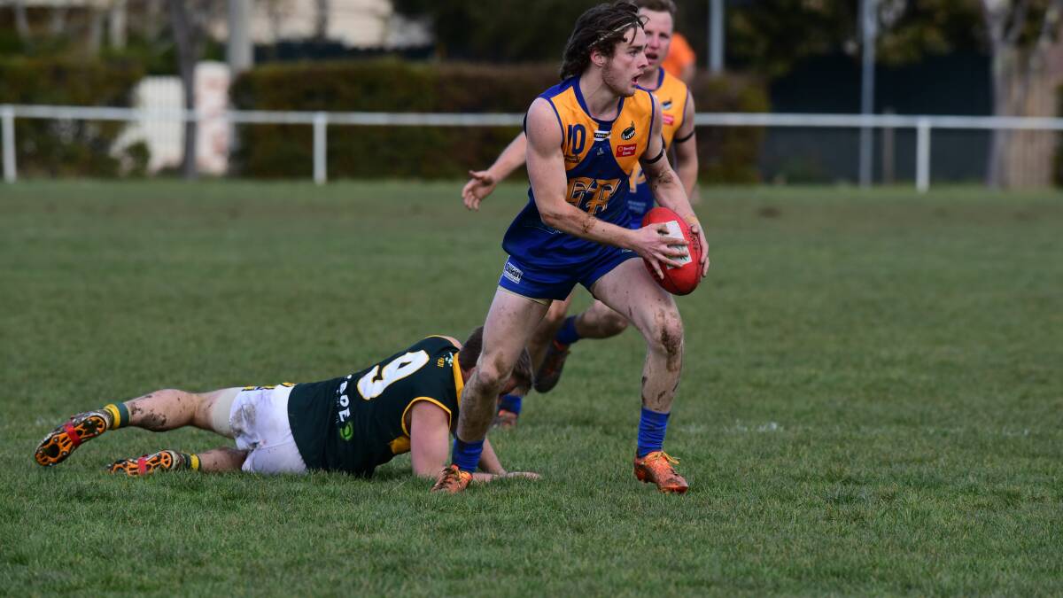 Billy Jack returns to the Evandale Football Club after a year off through injury
Picture: Paul Scambler